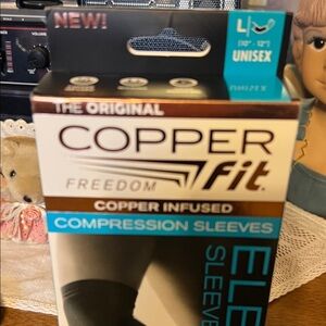 Copper Fit Freedom Compression Sleeves - Black